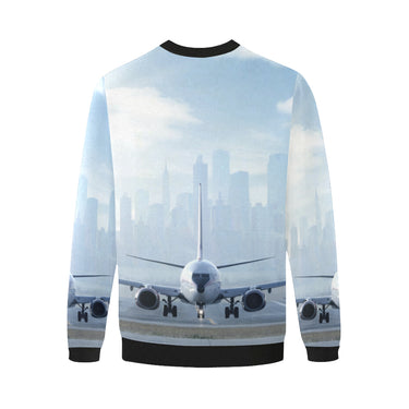 HOODIE - 27 Men's Oversized Fleece Crew Sweatshirt e-joyer